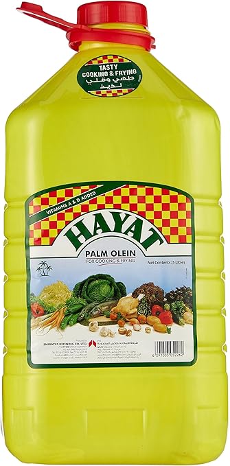 Hayat Palm Olein Pure Vegetable Oil
