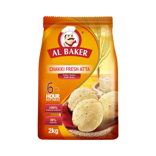 Al Baker Atta Chakki Fresh - 2 Kg
