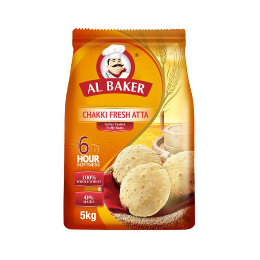 Al Baker Atta Chakki Fresh - 5 Kg