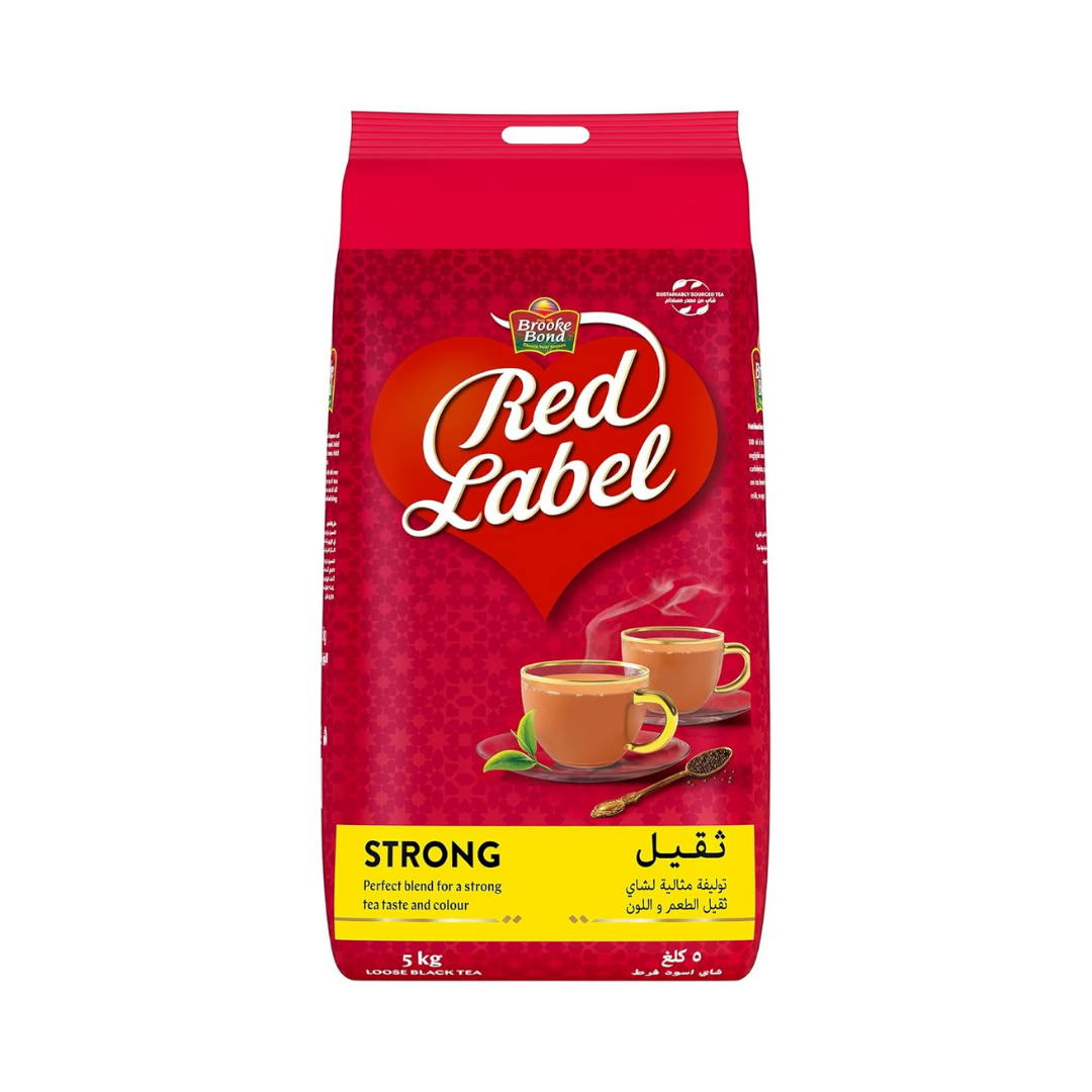 Brooke Bond Red Label Black Loose Tea - 5 kg