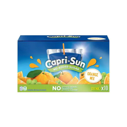 Capri-Sun No Added Sugar Orange Drink - 200ml (Pack of 10pcs)
