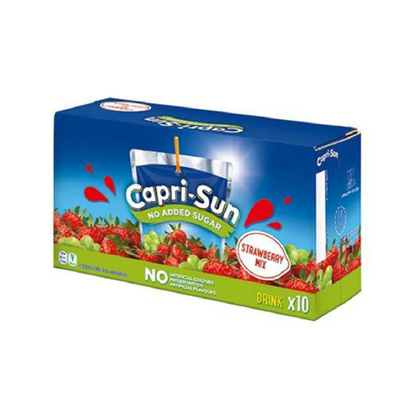 Capri-Sun No Added Sugar Strawberry Mix Drink - 200ml (Pack of 10pcs)