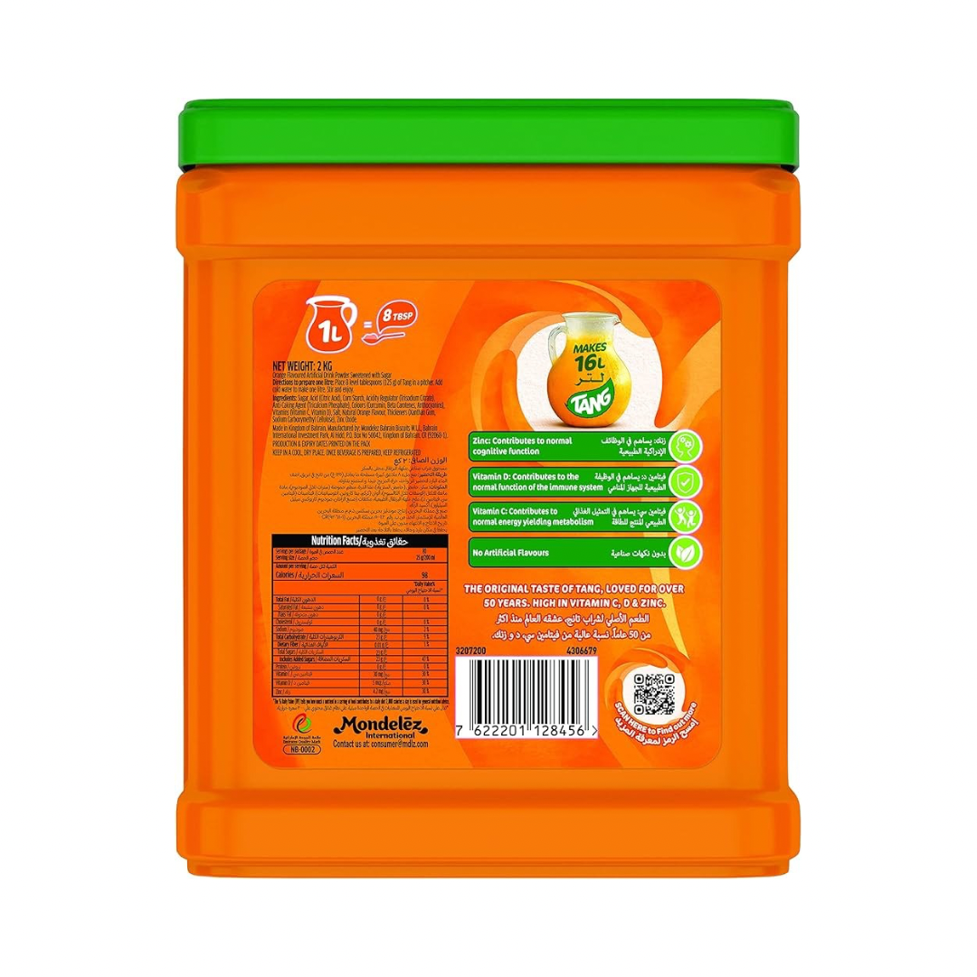 Tang Orange Instant Juice Powder – 2kg