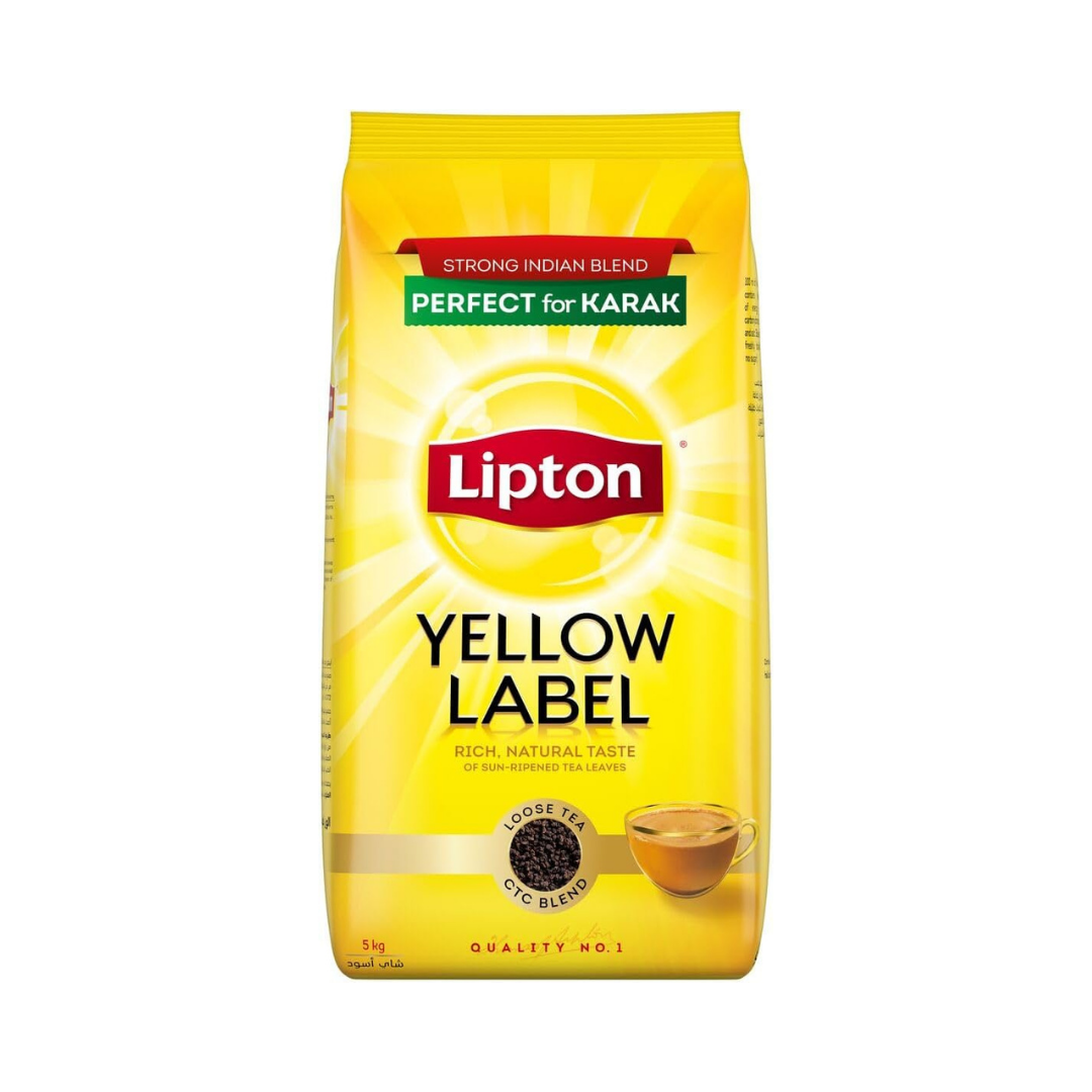 Lipton Yellow Label Black Loose Tea - 5 Kg