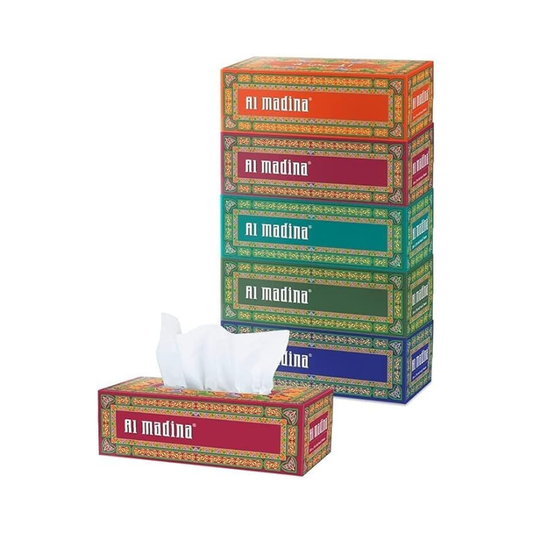 Madina Facial Tissue – 200 Sheets x 2 Ply (Pack of 5 x 6)
