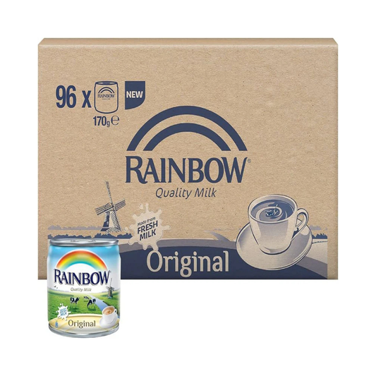 Rainbow Evaporated Milk Original - 170g (Carton of 96pcs)