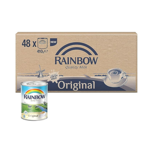 Rainbow Evaporated Milk Original - 410g (Carton of 48pcs)