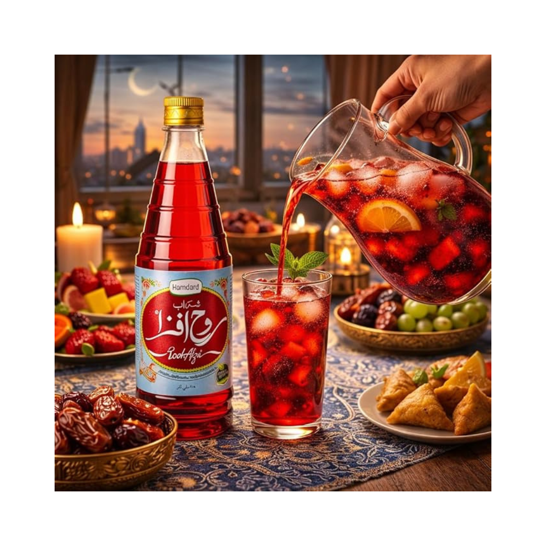Rooh Afza Syrup – 800 ml (Carton of 12pcs)
