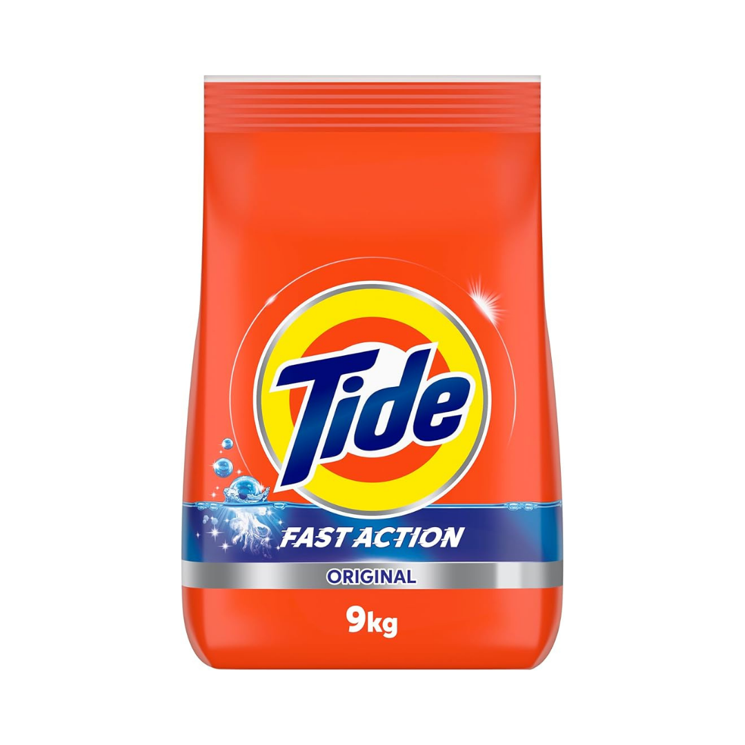 Tide Fast Action Laundry Detergent Powder - 9 KG