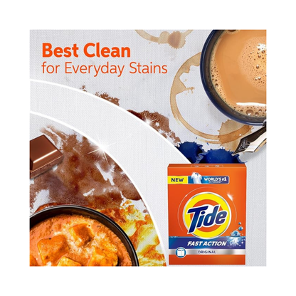 Tide Fast Action Laundry Detergent Powder - 9 KG